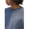 ARTE Antwerp - T-SHIRT MANCHES LONGUES STENCIL SUNFADE NAVY