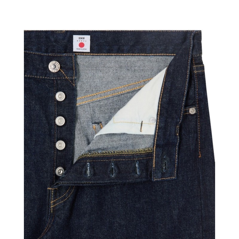 Edwin - REGULAR STRAIGHT JEANS BLUE RINSED