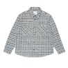 Edwin - JULIUS SHIRT LS BLUE/GREY