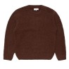 Edwin - DUN TEXTURED SWEATER RUM RAISIN