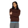 Edwin - DUN TEXTURED SWEATER RUM RAISIN