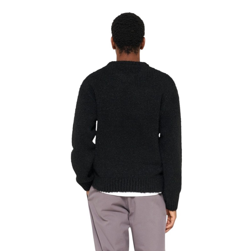 Edwin - DUN TEXTURED SWEATER BLACK