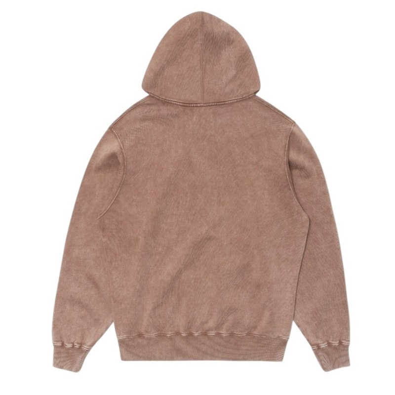 Edwin - SUDADERA CON CAPUCHA AXIOM BROWN MARBLE FADE OUT