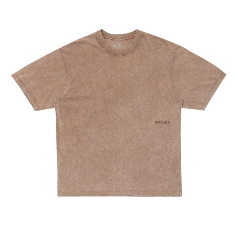 Edwin - AXIOM T-SHIRT BROWN MARBLE FADE OUT