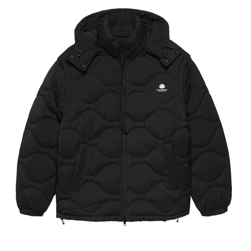 New Amsterdam Surfassociation - DETACHABLE JACKET BLACK