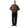 New Amsterdam Surfassociation - REVERSIBLE BOMBER JACKET BROWN/SEA BLUE
