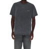 DR. DENIM - TROOPER TEE GREY BLACK OVERDYE