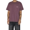 DR. DENIM - TROOPER TEE AUBERGINE OVERDYE