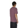 DR. DENIM - TROOPER TEE AUBERGINE OVERDYE