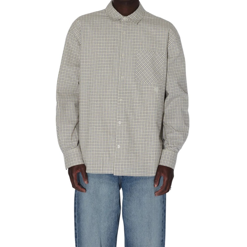 DR. DENIM - WES SHIRT FALL ECRU CHECK