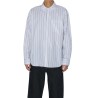 DR. DENIM - WES SHIRT ECRU TAN STRIPE