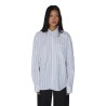 DR. DENIM - WES SHIRT ECRU TAN STRIPE