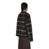 DR. DENIM - JULIAN CARDIGAN BLACK OLIVE CHECK