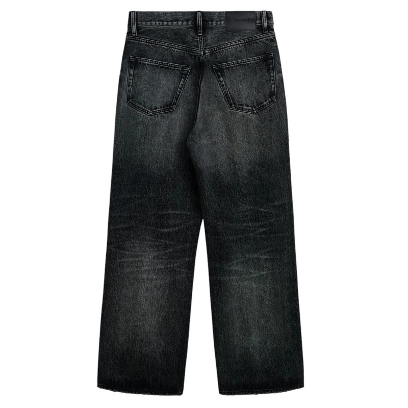Sunflower - RELAXED BOOT DEEP BLACK WORN