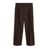 Sunflower - WIDE PLEATED TROUSER BROWN