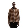Reternity - SOMEWHERE SOMEHOW FLANNEL SHIRT BROWN