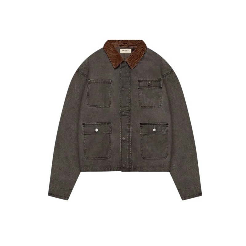 Reternity - WAXED HUNTING JACKET VINTAGE BROWN