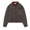 Reternity - WAXED HUNTING JACKET VINTAGE BROWN