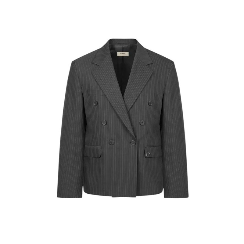 Reternity - SIGNE BLAZER PINSTRIPE GREY