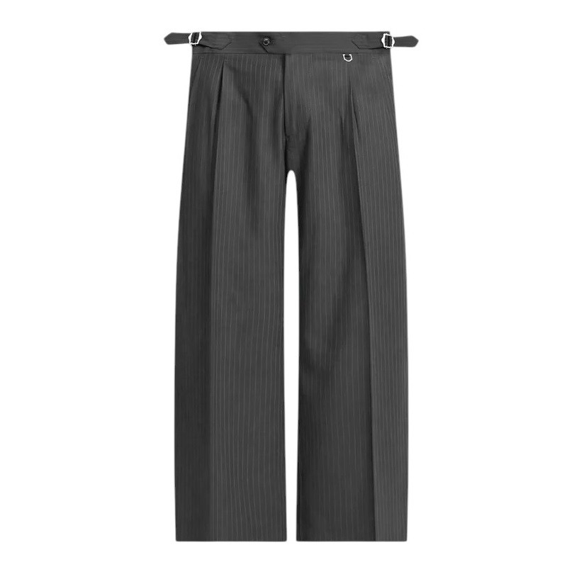 Reternity - TAILORED BAGGY PANTS PINSTRIPE GREY