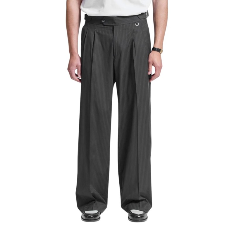 Reternity - TAILORED BAGGY PANTS PINSTRIPE GREY