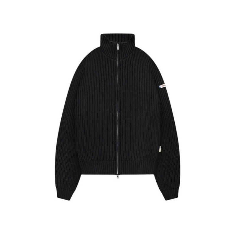 Reternity - L'ATELIER LINE KNIT ZIPPER BLACK