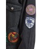 Found - DENIM PATCHWORK JACKET BLACK