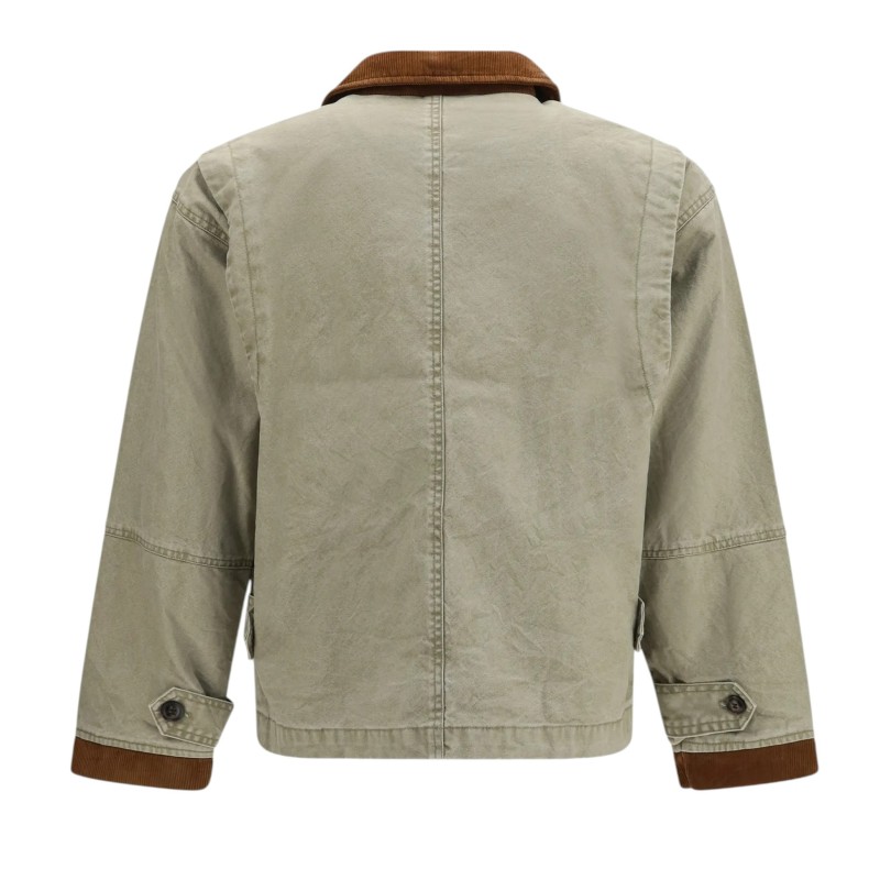 Found - TOGGLE WORK JACKET OLIVE