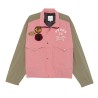 Found - SPORT-WINDJACKE MAGENTA/OLIV