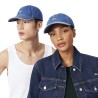 Lacoste - CAPPELLINO IN DENIM DI COTONE BLUE