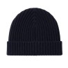 Diktat - BONNET CÔTES ANGLAISES CACHEMIRE PREMIUM BLEU NUIT