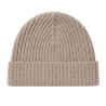 Diktat - PREMIUM CASHMERE ENGLISH RIB BEANIE TAUPE