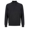Diktat - LUPETTO MEZZA ZIP VISCOSA CASHMERE F.12 NERO