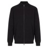 Diktat - CÁRDIGAN CREMALLERA WARM COTTON NEGRO