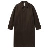 Hevò - BAIADELMONACO TRENCH DARK BROWN