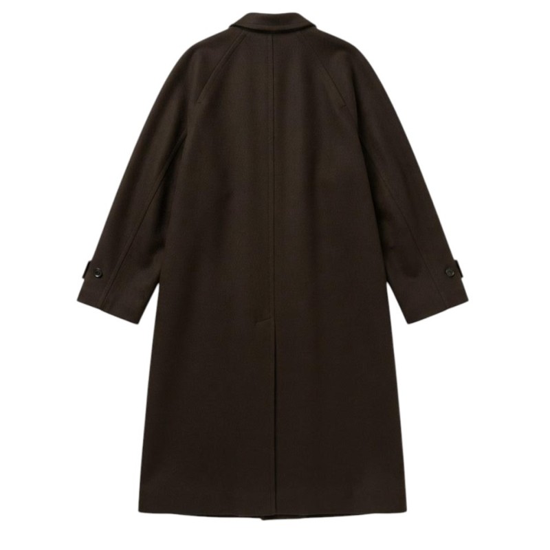 Hevò - BAIADELMONACO TRENCH DARK BROWN