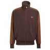 Adidas - TRACK TOP FIREBIRD IN VELLUTO A COSTE AURORA COFFEE