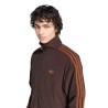 Adidas - TRACK TOP FIREBIRD IN VELLUTO A COSTE AURORA COFFEE