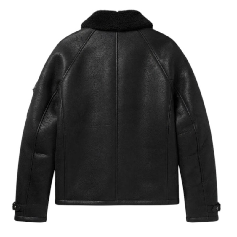 Reternity - AÉRO SHEARLING JACKET BLACK