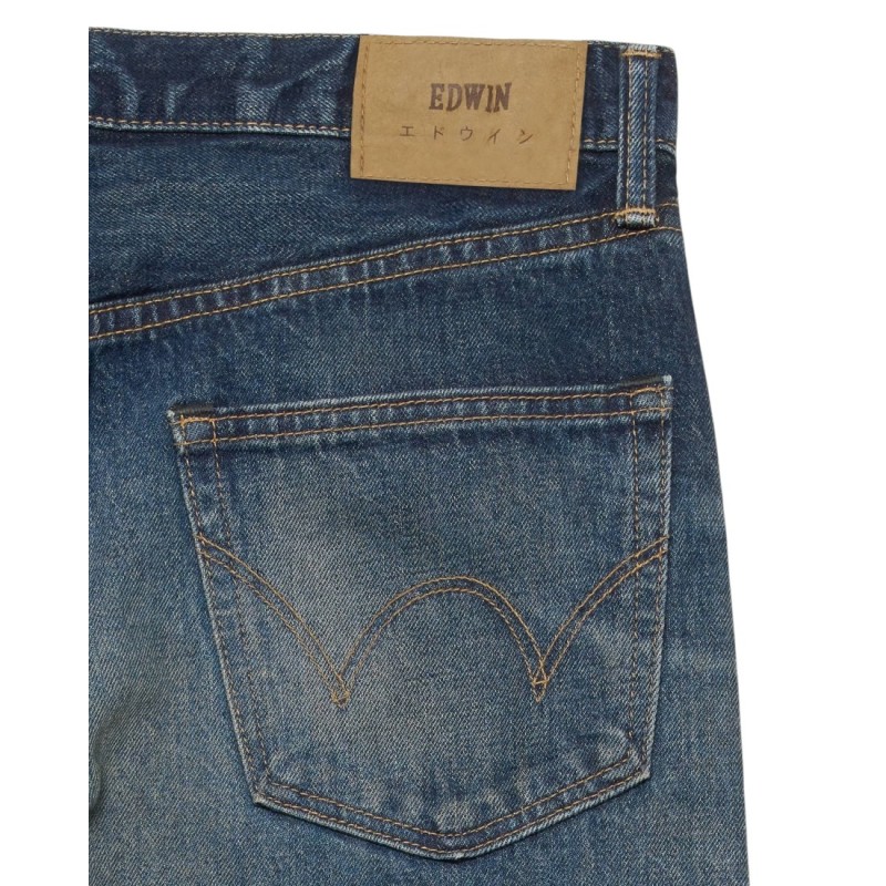 Edwin - REGULAR STRAIGHT JEANS DARK USED