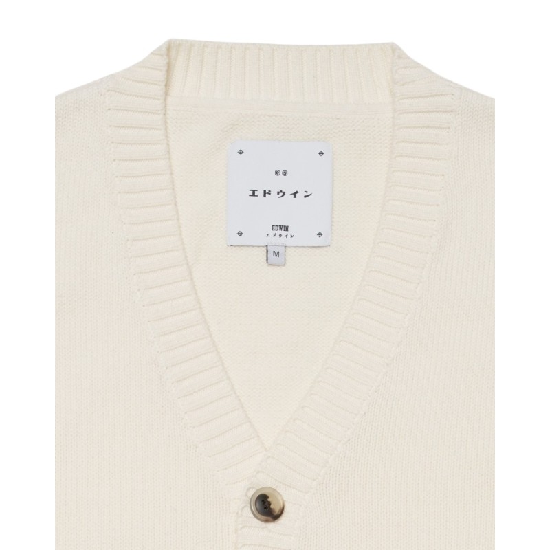 Edwin - HIBIKI CARDIGAN OFF WHITE