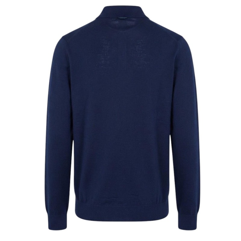 Diktat - POLO MERINOS EXTRAFINE F.18 BLU NOTTE