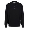 Diktat - EXTRA-FINE MERINO POLO 18 GAUGE BLACK