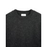 Diana Studio - HAND-CUT ALPACA BLEND CREW NECK ANTHRACITE