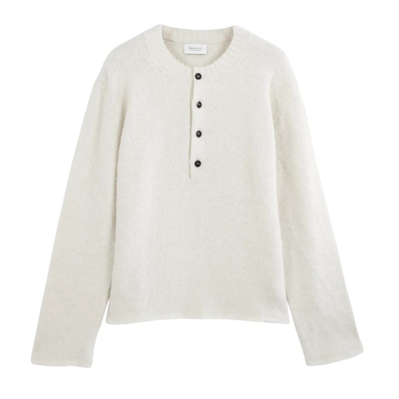 Diana Studio - SERAFINO IN HAND-CUT ALPACA BLEND WHITE