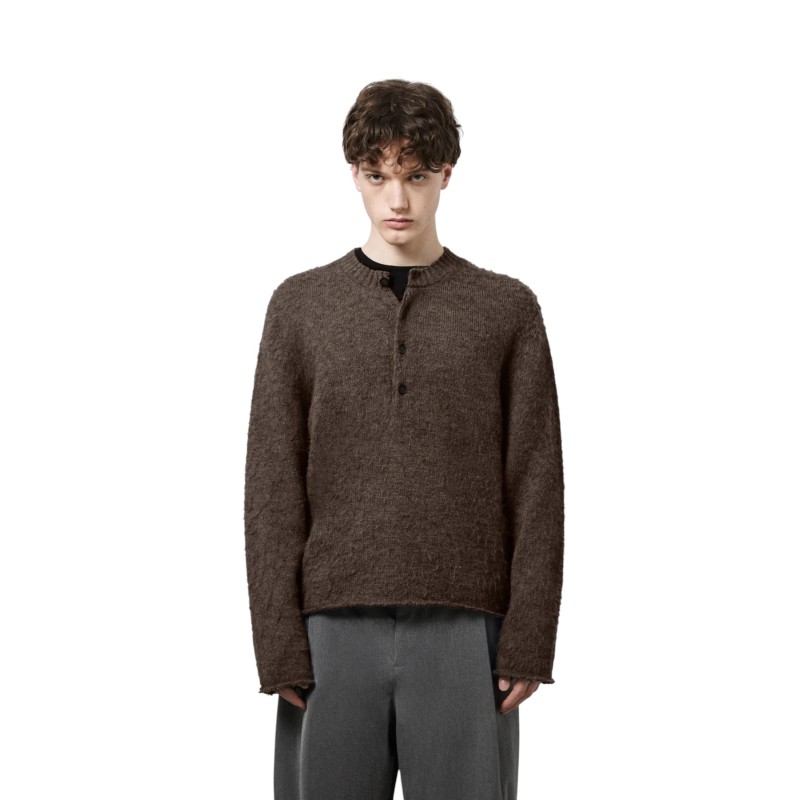 Diana Studio - SERAFINO IN HAND-CUT ALPACA BLEND BROWN