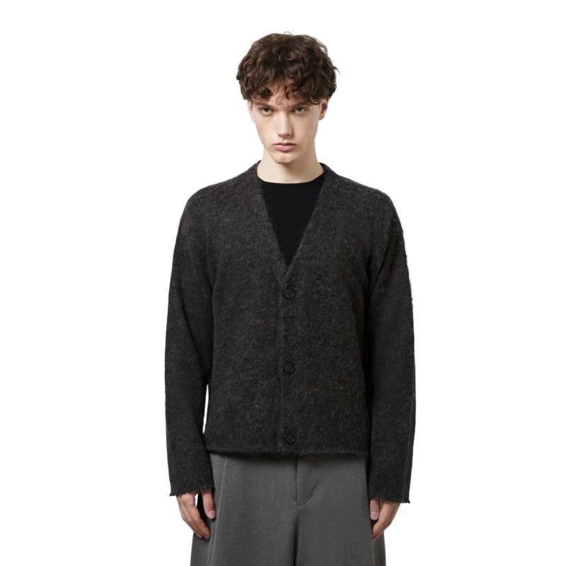 Diana Studio - STRICKJACKE ALPAKA-MIX ANTHRAZIT