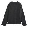 Diana Studio - CARDIGAN IN ALPACA BLEND TAGLIO A MANO ANTRACITE
