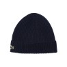 Lacoste - GORRO DE LANA DE CANALÉ NAVY