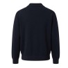 Diana Studio - POLO HALF ZIP BLU NAVY
